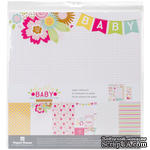 Набор скрапбумаги от Paper House - Paper House Paper Crafting Kit - Hello Baby Girl, 30 x 30 см - ScrapUA.com