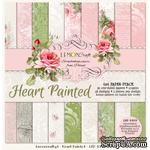 Набор скрапбумаги LemonCraft - Heart Painted, 15х15 см - ScrapUA.com