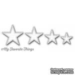 Лезвие My Favorite Things - Die-namics Inside &amp; Out Stitched Stars, 4 шт. - ScrapUA.com