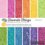 Набор бумаги My Favorite Things - Bundles of Blossoms Brights Paper Pack, размер 15х15 см, 24 листа. - ScrapUA.com