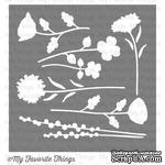 Маска My Favorite Things - Stencil LJD Wildflowers, 15х15 см (MFT-ST-35) - ScrapUA.com