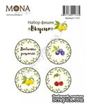 Набор фишек от Mona Design &quot;Вкусно&quot;, 4 шт. - ScrapUA.com