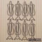 Набор скрепок от Maya Road - Dress Form Hangers, 8 шт. - ScrapUA.com