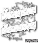 Нож для вырубки от Poppystamps - Hearts and Stars Wrap - ScrapUA.com