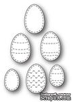 Нож для вырубки от Poppystamps - Stitched Egg Medley craft die - ScrapUA.com