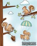 Резиновый штамп от Poppystamps -  Cover Squirrel - ScrapUA.com