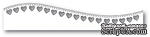 Нож для вырубки от Poppystamps - Stitched Heart Curve craft die - ScrapUA.com