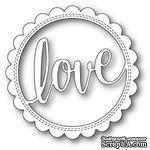 Нож для вырубки от Poppystamps - Love Stitch Circle Frame craft die - ScrapUA.com