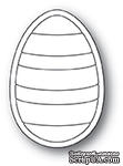 Нож для вырубки от Poppystamps - Striped Egg - ScrapUA.com