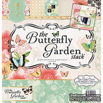 Набор бумаги DCWV - The Butterfly Garden Stack, 30х30 см, 24 листа - ScrapUA.com