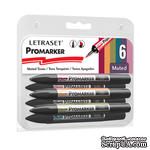 Набор маркеров ProMarker Collectors Set 3 - Muted Tones (6 маркеров), PMCSMUT - ScrapUA.com