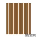 Набор полосок бумаги для квиллинга, 1 цвет (коричневый), 1,5х295мм, 160 г/м2,  100 шт. - ScrapUA.com