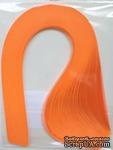 Набор полосок бумаги для квиллинга, 1 цвет (оранжевый неон), 5х295мм, 80 г/м2, 200 шт. - ScrapUA.com