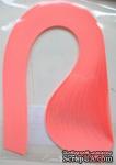 Набор полосок бумаги для квиллинга, 1 цвет (розовый неон), 5х295мм, 80 г/м2, 200 шт. - ScrapUA.com