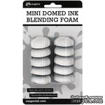 Сменные насадки для Инструмента для тонирования Ranger - Mini Domed Ink Blending Foam, 10 штук - ScrapUA.com