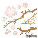 Набор лезвий от Spellbinders - Cherry Blossoms - ScrapUA.com