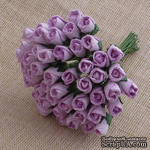 Закрытые бутоны роз, цвет сыреневый, 8 мм, 10 штук - ScrapUA.com