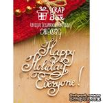 Чипборд ScrapBox - Название Happy holidays everyone - ScrapUA.com