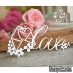 Чипборд ScrapBox - надпись Love с конвертиком Hi-211 - ScrapUA.com