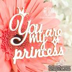 Чипборд ScrapBox - Надпись You are my princess Hi-375 - ScrapUA.com