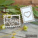 Чипборд ScrapBox - Марки Love Ht-062 - ScrapUA.com