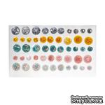 Клеевые граненые камушки от ScrapBerry&#039;s, 50 шт., 5 цветов, блестящие - ScrapUA.com