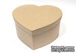 Заготовка коробки из папье-маше от Scrapberry&#039;s - Сердце, 13 x 7 cм - ScrapUA.com