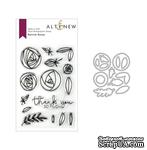Штампы + Ножи для вырубки от Altenew - Rennie Roses Stamp &amp; Die Bundle, 15 штампов + 14 ножей - ScrapUA.com