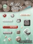 Набор эпоксидных наклеек от Scrapmir - Nordic Spirits, 16 шт. - ScrapUA.com