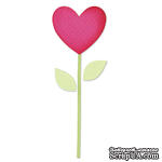 Лезвие Sizzix - Bigz Die - Heart, Stem &amp; Leaves - ScrapUA.com