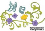 Лезвия Sizzix - Thinlits Die Set - Butterflies &amp; Flower Vine, 6 шт. - ScrapUA.com
