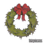 Лезвие от Sizzix - Bigz Die - Holiday Wreath - ScrapUA.com