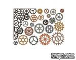 Ножи от Tim Holtz Alterations - Thinlits - Gearhead Die Set, 22 шт - ScrapUA.com