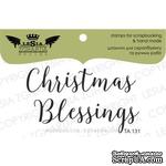 Акриловый штамп Lesia Zgharda TA131 Christmas Blessings, размер 9х5 см - ScrapUA.com