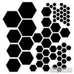 Маска The Crafter&#039;s Workshop - Mini Template Hexagons, 15х15 см - ScrapUA.com