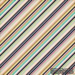 Лист скрапбумаги от Echo Park - Boy Stripes, 30х30 см - ScrapUA.com