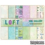 Набор двусторонней скрапбумаги UHK Gallery - LOFT, 30,5х30,5 см, 6 листов - ScrapUA.com
