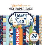 Набор бумаги от Echo Park - Under the Sea, 15х15 см, 24 листа - ScrapUA.com