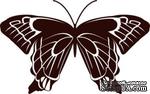 Акриловый штамп Stamp Butterfly 10 Бабочка, размер 4 * 2,5  см - ScrapUA.com