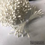 Тычинки, цвет белый, диаметр 1.5 мм, 50 шт. - ScrapUA.com