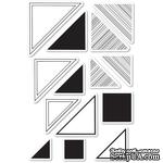 Штампы от Memory Box - Looking For Mr. Right Triangle clear stamp set - ScrapUA.com