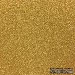 Глиттерный лист от American Crafts POW Glitter Paper 12&quot;X12&quot;, 30,5x30,5 см, золотой, AM714-17 - ScrapUA.com