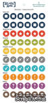 Стикеры-иконки  от StarHouse - Делай день, №06,  10х21 см (диаметр 1 см) - ScrapUA.com