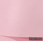 Дизайнерський папір Star Rain, 30х30, колір рожевий з глітером, щільність 120 г/м2. - ScrapUA.com