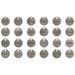 Набор металлических украшений Tim Holtz - Idea-Ology Metal Typed Tokens, 24 штуки, слова - ScrapUA.com