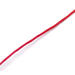 Вощеный хлопковый шнур, красный, 1 мм, 5 метров - ScrapUA.com