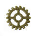 Металлическая шестеренка, цвет античная бронза, диаметр 15 мм, 1 шт. - ScrapUA.com